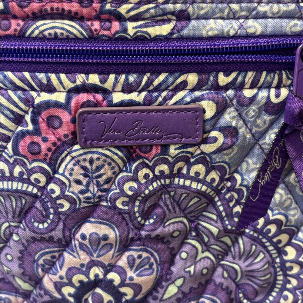 Purple Floral Vera Bradley Women's crossbodyBag - Picture 2 of 6
